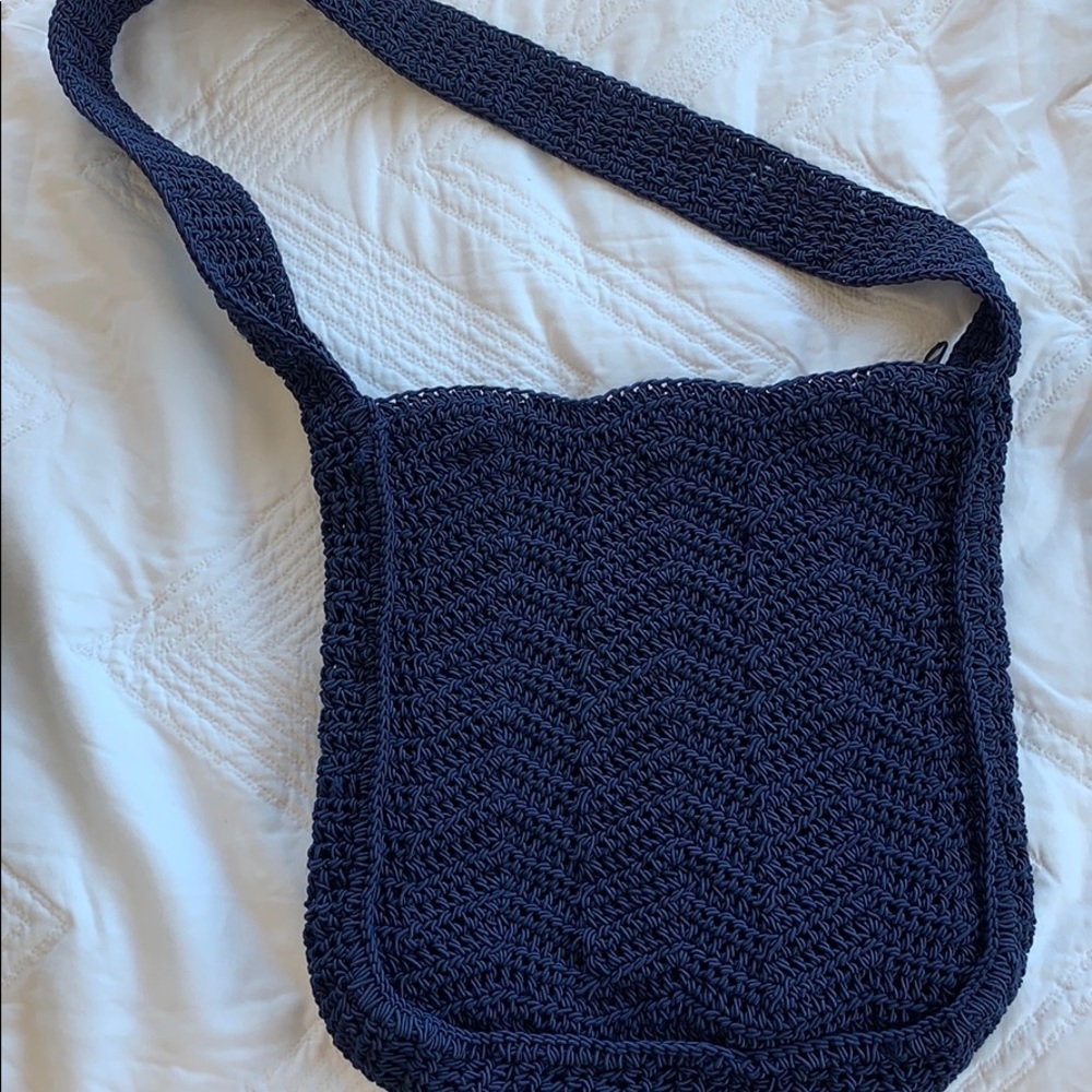 Vintage Frankie & Johnnie Woven Crossbody Purse